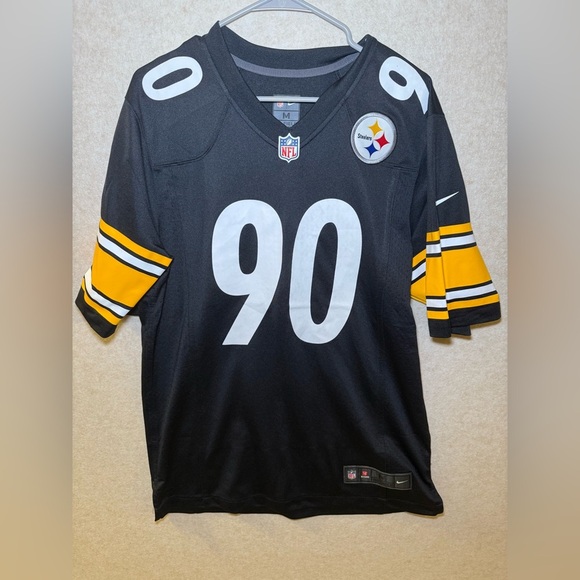 Nike Other - Pittsburgh Steelers T.J. Watt Nike Black On Field Game Jersey, Men's Size M